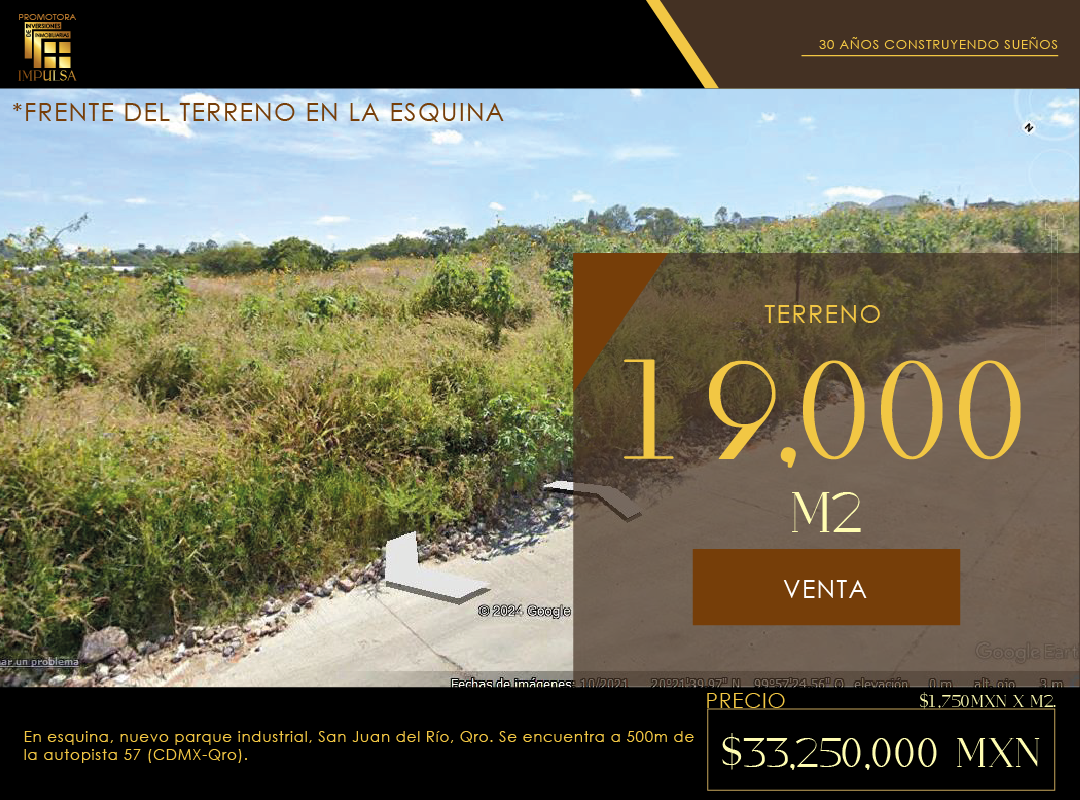 TERRENO 19 000 M2