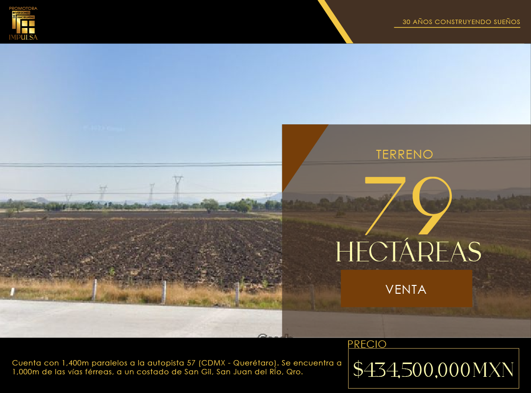 TERRENO 79  HECTAREAS